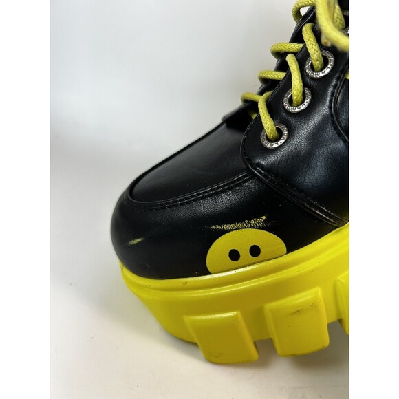 Lamoda Dolls Kill Smiley Face Platform Sneakers Women’s Size 8 Y2K Chunky Shoes - Picture 5 of 10